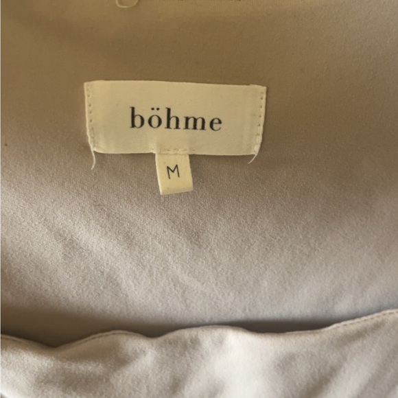 Taupe/cream Bohme Scoop Neck Bodysuit - Picture 3 of 3